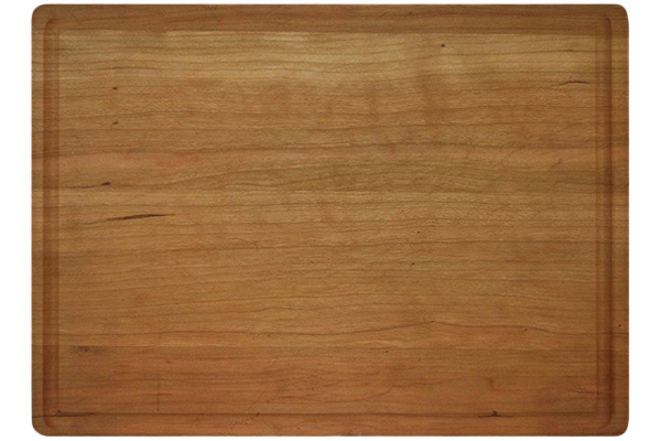 LARGE 1 3/4 INCH CHERRY BUTCHER BLOCK WITH JUICE GROOVE