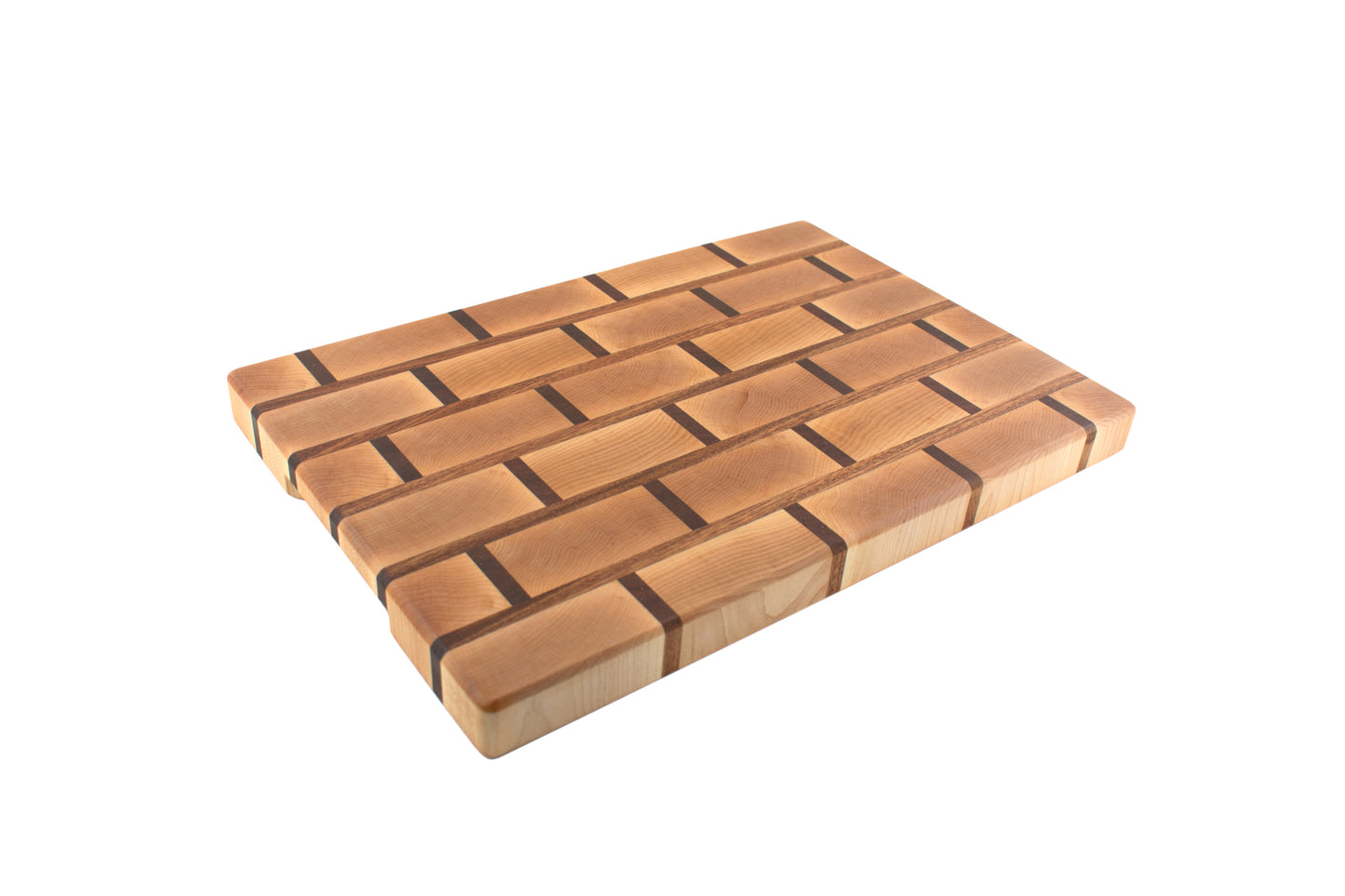 Brick Pattern Maple, Mahogany & Walnut Butcher Block