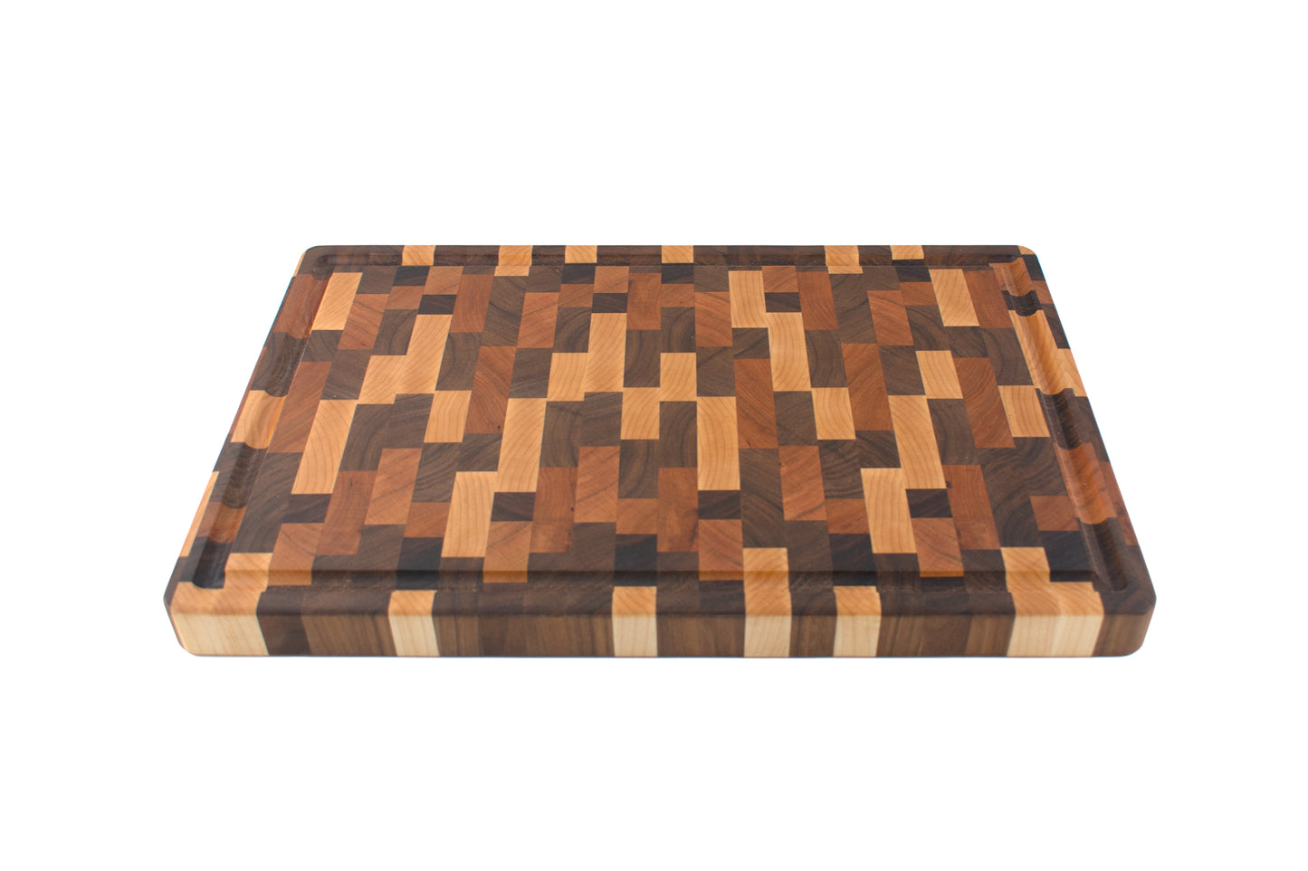 Maple, Walnut & Cherry End Grain Butcher Block